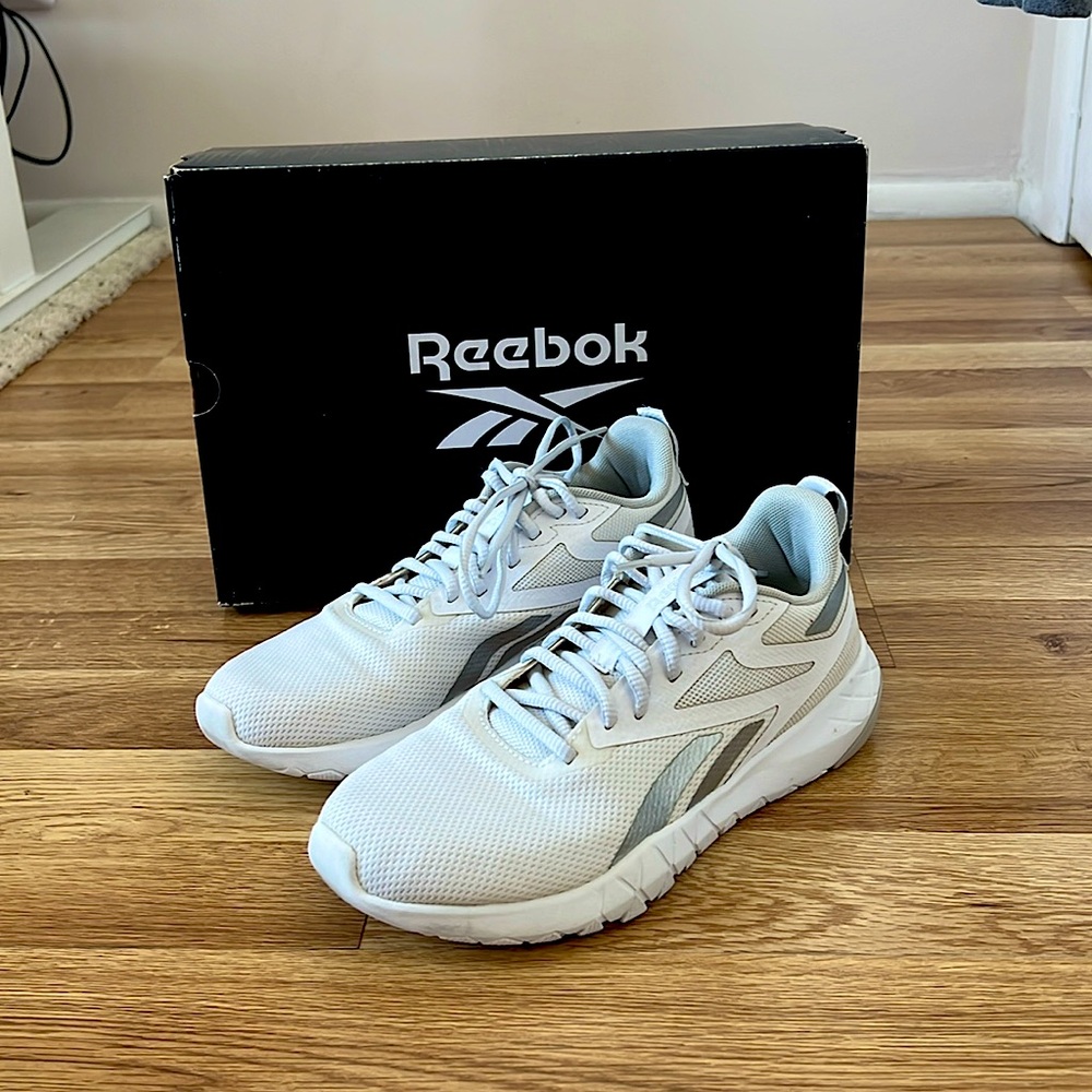 Reebok Womens Flexagon Force 4 cross trainer sneaker White, 6.5